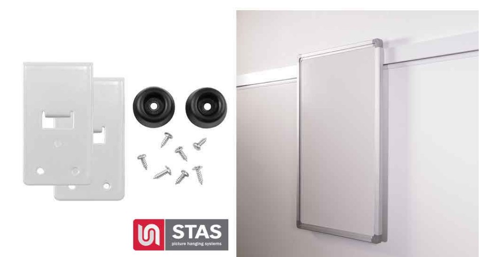 Stas Papergrip Hanger Set - Aufhängesystem für Whiteboards